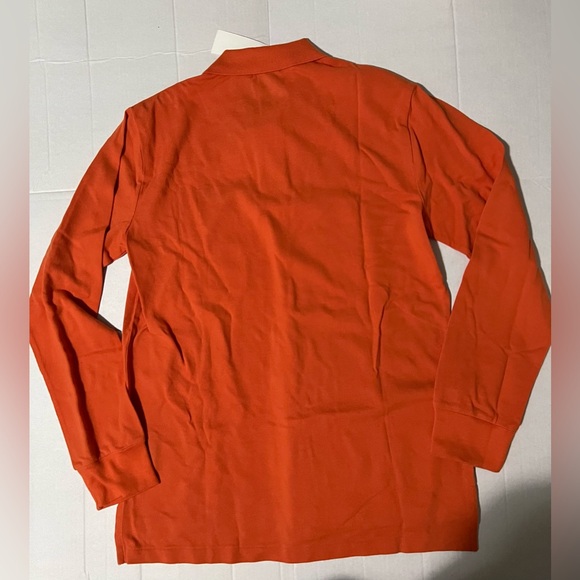 Boys Ralph Lauren Cotton Mesh Long-Sleeve Polo Shirt - Picture 2 of 3
